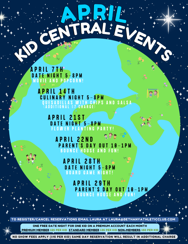Kids Central events April 2023