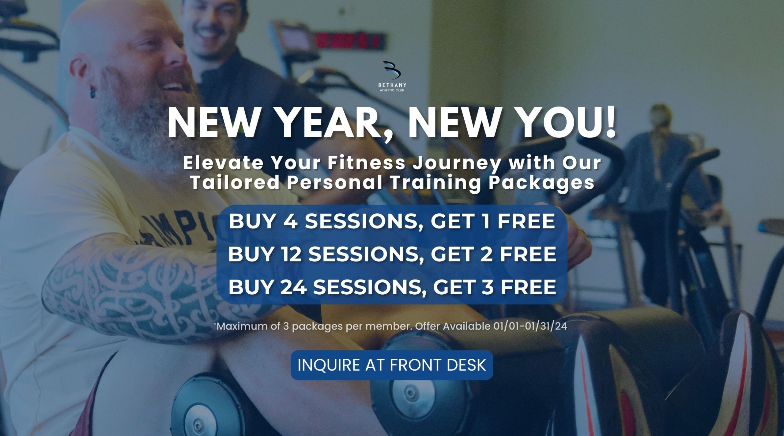 New Year 2024 Personal Training Promotion Package