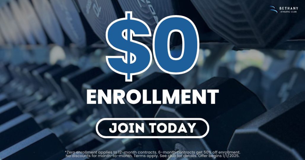 zero dollar enrollment at Bethany Athletic Club in Portland Oregon